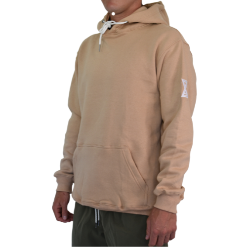 Tan Cotton Hoodie