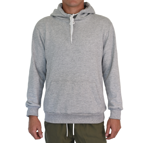 ZAX Grey Cotton Hoodie