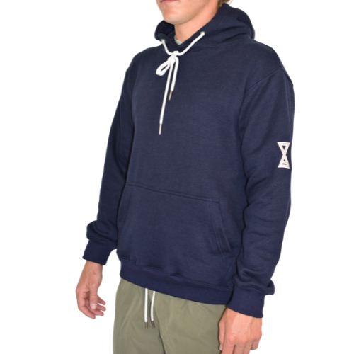 ZAX Blue Cotton Hoodie